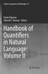 Handbook of Quantifiers in Natural Language: Volume II