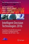 Intelligent Decision Technologies 2016