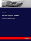 Personal Names in the Bible