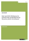 Kann sportliche Betätigung das Selbstkonzept geistig behinderter Menschen positiv beeinflussen?