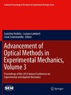 Advancement of Optical Methods in Experimental Mechanics, Volume 3