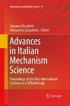 Advances in Italian Mechanism Science