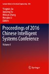 Proceedings of 2016 Chinese Intelligent Systems Conference