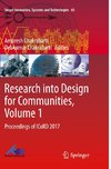 Research into Design for Communities, Volume 1