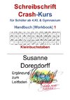 Schreibschrift Crash-Kurs Handbuch 1 - Kleinbuchstaben