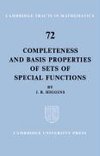 Completeness and Basis Properties of Sets of Special Functions