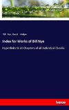 Index for Works of Bill Nye