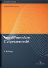 AnwaltFormulare Zivilprozessrecht