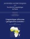 Linguistique africaine : perspectives croisées