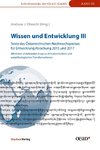 Wissen und Entwicklung III - Texte des Österreichischen Nachwuchspreises für Entwicklungsforschung 2015 und 2017