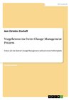 Vorgehensweise beim Change Management Prozess