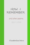 The Day is Almost Done and Other Poems 2017 / 2018