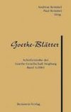 Goethe-Blätter