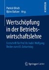 Wertschöpfung in der Betriebswirtschaftslehre