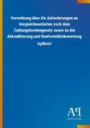 Verordnung über die Anforderungen an Vergleichswebsites nach dem Zahlungskontengesetz sowie an die Akkreditierung und Konformitätsbewertung