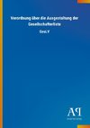 Verordnung über die Ausgestaltung der Gesellschafterliste