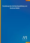 Verordnung über die Berufsausbildung zum Koch/zur Köchin