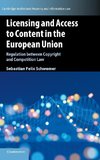 Licensing and Access to Content in the European Union