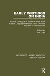 Early Writings on India