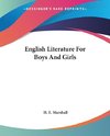 English Literature For Boys And Girls