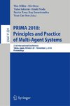 PRIMA 2018: Principles and Practice of Multi-Agent Systems