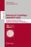 Advances in Cryptology - ASIACRYPT 2018