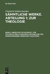 Briefe bei Gelegenheit der politisch theologischen Aufgabe und des Sendschreibens jüdischer Hausväter