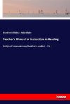 Teacher's Manual of Instruction in Reading