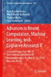 Advances in Neural Computation, Machine Learning, and Cognitive Research II