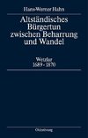 Altständisches Bürgertum zwischen Beharrung und Wandel