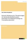 Kritische Würdigung der Überarbeitungen des Kreditrisikostandardansatzes hinsichtlich der Risikogewichtung von Unternehmenskrediten