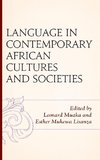 Language in Contemporary African Cultures and Societies