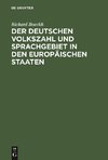 Der Deutschen Volkszahl und Sprachgebiet in den europäischen Staaten