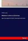 Philemon's Letters to Onesimus