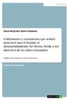 Cubrimiento y tratamiento que realizò noticias Caracol durante el desmantelamiento del Bronx, frente a los derechos de los niños rescatados