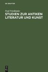 Studien zur antiken Literatur und Kunst