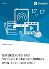 Datenschutz- und Sicherheitsanforderungen im Internet der Dinge