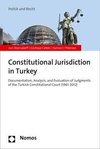 Constitutional Jurisdiction in Turkey