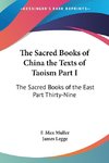 The Sacred Books of China the Texts of Taoism Part I