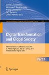 Digital Transformation and Global Society