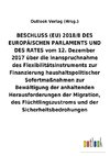 BESCHLUSS (EU) 2018/8 vom 12.Dezember 2017 über die Inanspruchnahme des Flexibilitätsinstruments zur Finanzierung haushaltspolitischer Sofortmaßnahmen zur Bewältigung der anhaltenden Herausforderungen der Migration, des Flüchtlingszustroms und der Sicherheitsbedrohungen