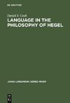 Language in the Philosophy of Hegel