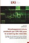 Développement d'une méthode par CPG-SM pour le screening des stéroïdes