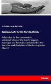 Manual of Forms for Baptism