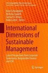 International Dimensions of Sustainable Management