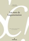 Les mots de l'argumentation