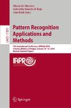 Pattern Recognition Applications and Methods