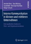 Interne Kommunikation in kleinen und mittleren Unternehmen