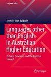 Languages other than English in Australian Higher Education