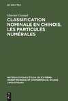 Classification nominale en chinois. Les particules numérales